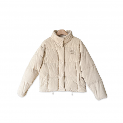 MIU MIU CORDUROY DOWN JACKET